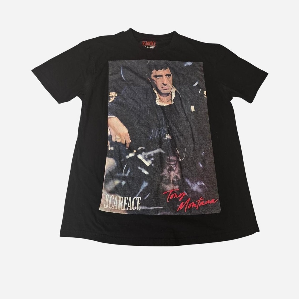 Scarface Reason Clothing T-Shirt with graphic of Tony Montana - Large